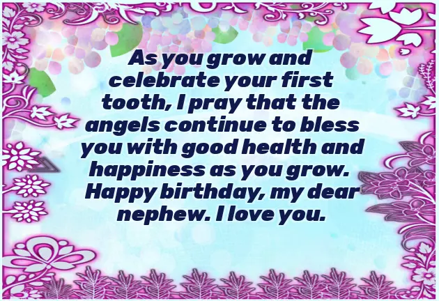 1St Birthday Wishes For Nephew From Aunt 1St Birthday Wishes For Nephew From Aunt