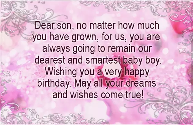 Little Baby Happy Birthday Wishes