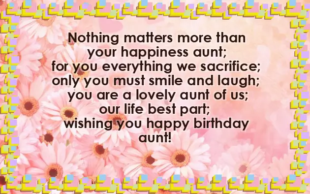 Happy Birthday Aunt Mom Happy Birthday Aunt Mom