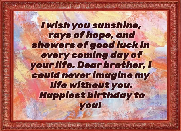 Birthday Wishes For Friend As A Brother