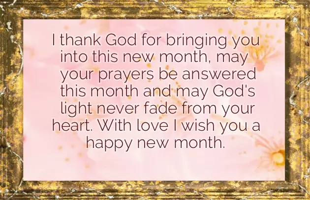 New Month Messages For Friends And Family
