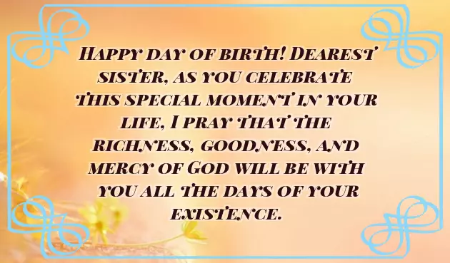 Blessing Wishes For Sister