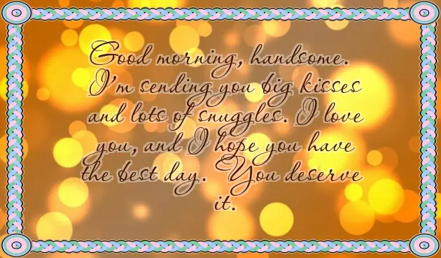 Morning Message To The Love Of My Life