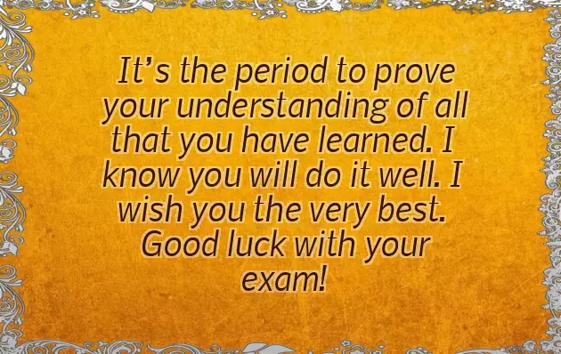 Exam Success Text Exam Success Text