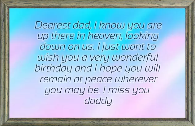 Birthday Wishes For Expired Father Birthday Wishes For Expired Father