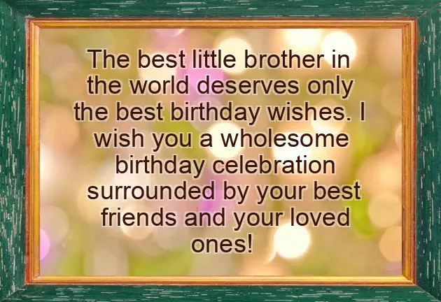Birthday Wishes For Little Baby Brother