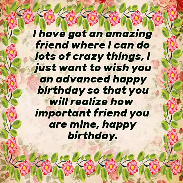 Advance Mein Happy Birthday Advance Mein Happy Birthday