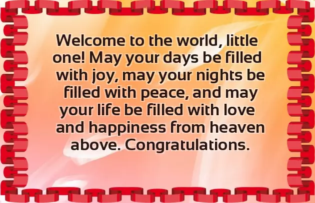Congratulations On Your New Baby Boy Messages