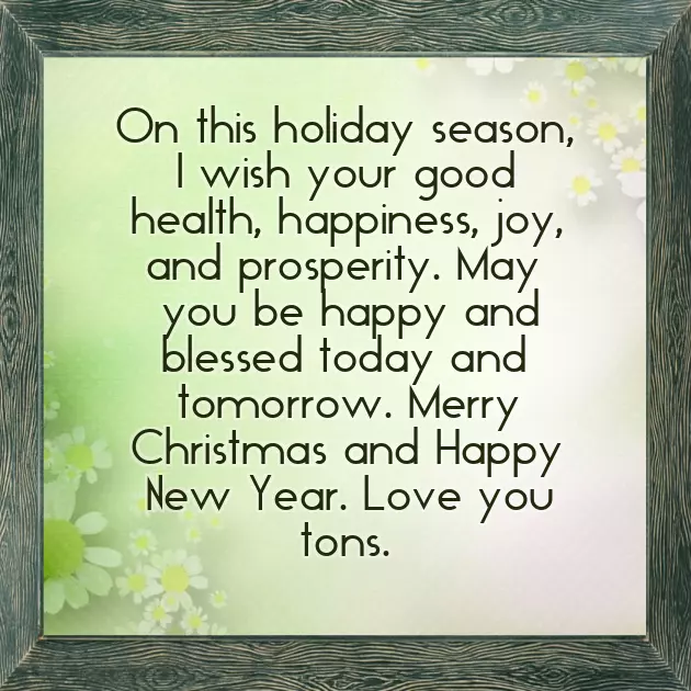 Christmas Wishes For Cousin