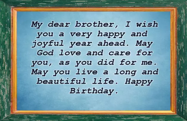 Best Words For Birthday Wishes To Brother