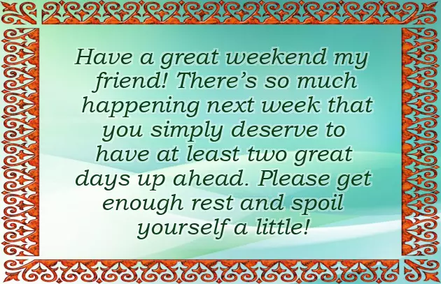 Good Night Have A Great Weekend