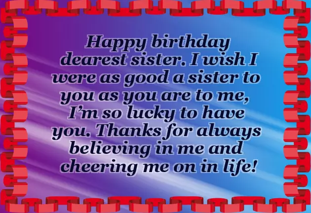 Happiest Birthday Sister Quotes