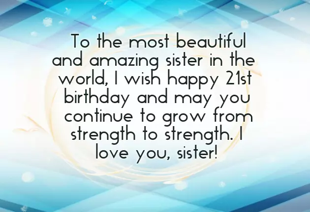 Happy 21St Birthday Sister Happy 21St Birthday Sister