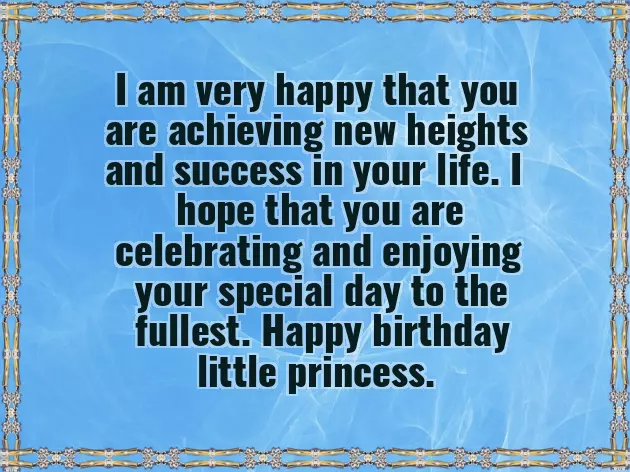 Birthday Wishes To My Friend Daughter