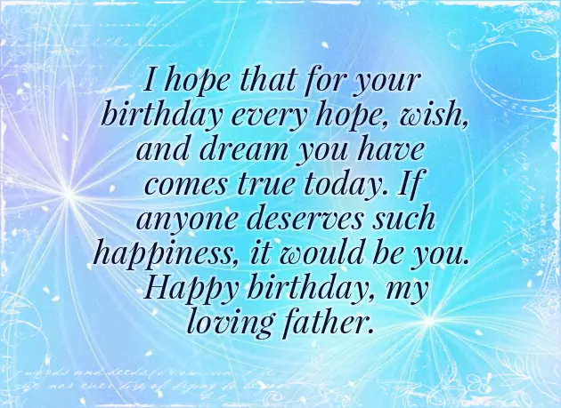 Happy Birthday My Sweet Papa