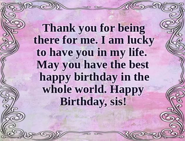 Happy Birthday Wishes For Baby Sister