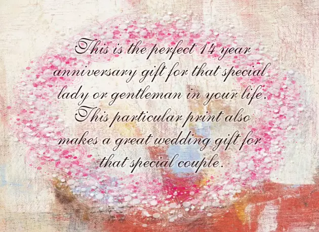 14 Year Anniversary Gift 14 Year Anniversary Gift
