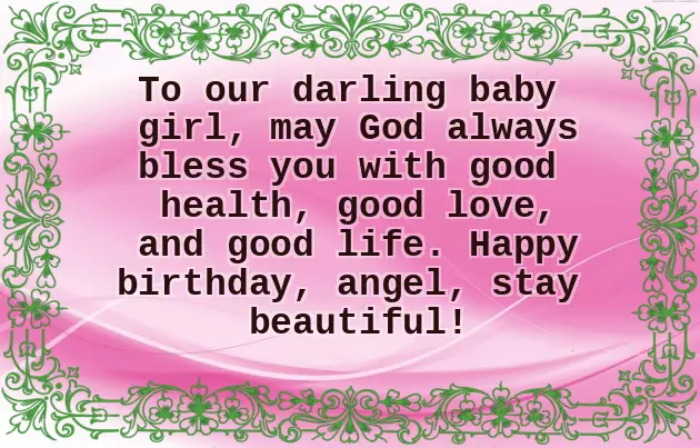 Baby Born Wishes In English