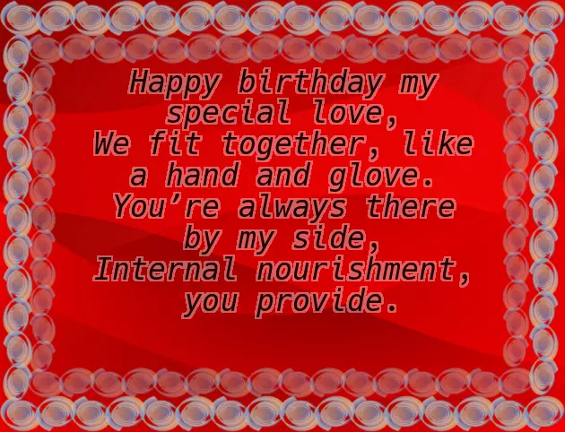 Romantic Words For Her Birthday