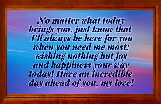 Sweet Beautiful Morning Message For Her