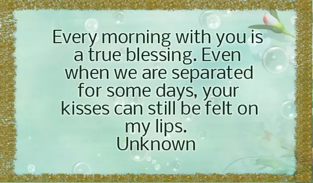 Short Morning Greetings