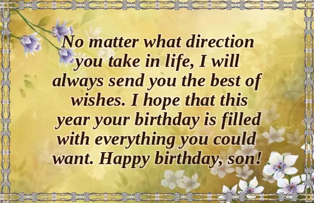 Elder Son Birthday Quotes