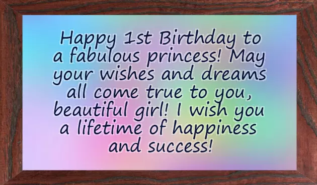 Birthday Wishes For A Year Old Baby Girl Birthday Wishes For A Year Old Baby Girl