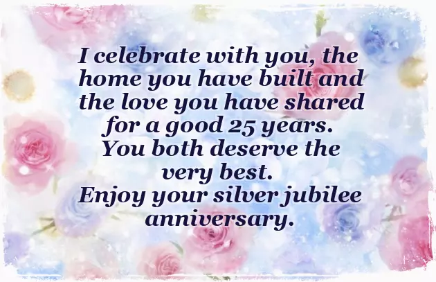 25Th Anniversary Wishes For Friends 25Th Anniversary Wishes For Friends