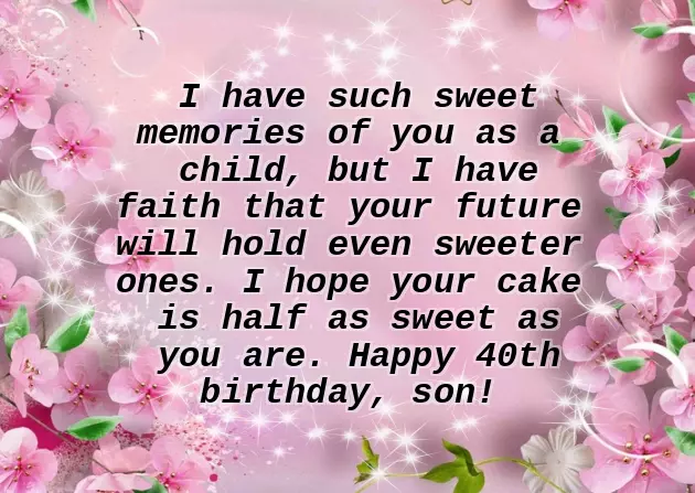 40Th Birthday Wishes To Husband