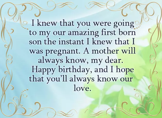My Son First Birthday Quotes
