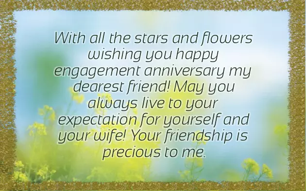 Happy Engagement Anniversary Wishes For Friend Happy Engagement Anniversary Wishes For Friend