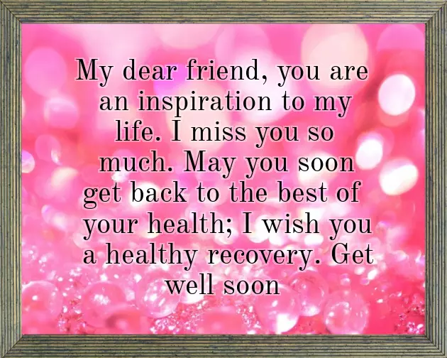 Get Well Wishes For A Friend