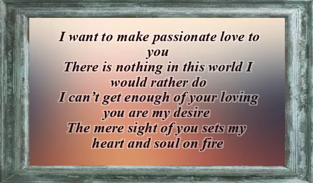 Intense Love Poems For Her