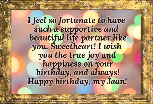 Advance Happy Birthday To Wife