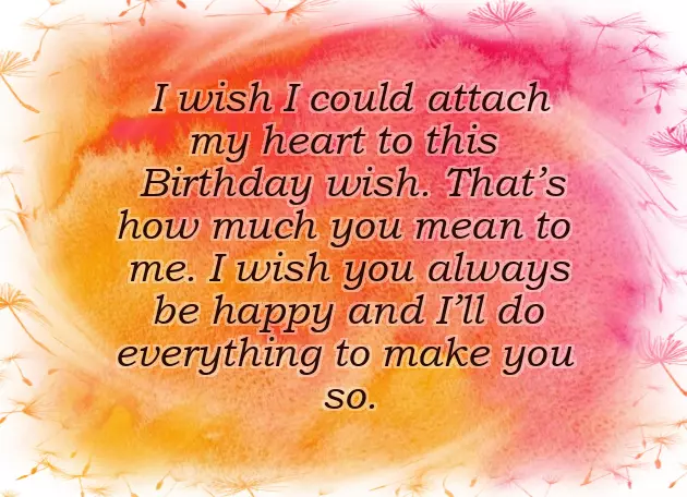 Happy Birthday My Sweetheart