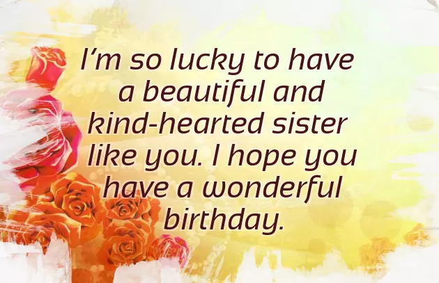 Happy Birthday Caption For Sister