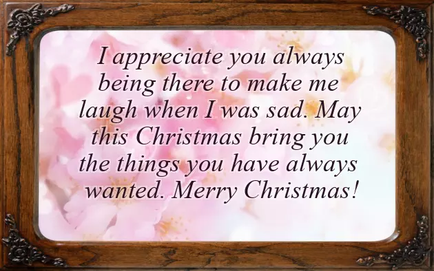 Happy Christmas Sister