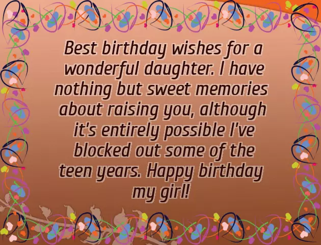 Birthday Greetings To A Dear Daughter Birthday Greetings To A Dear Daughter