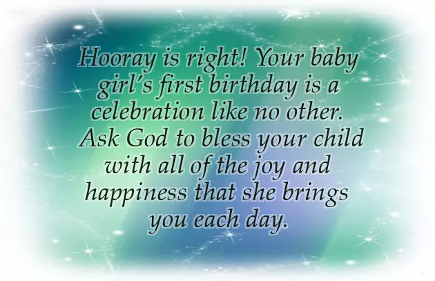 Quotes For 1 Year Baby Girl