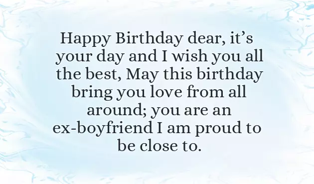 Simple Birthday Wishes For Ex Boyfriend Simple Birthday Wishes For Ex Boyfriend