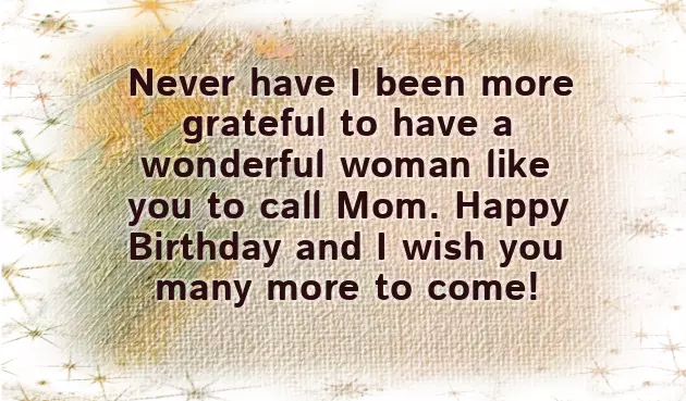 Birthday Wishes My Mom