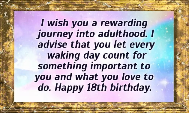 18Th Birthday Wishes To Son