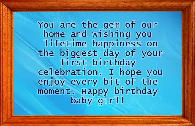 Birthday Wish To 1 Year Baby Boy