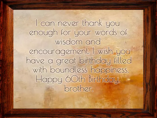 Wishes For 60 Birthday