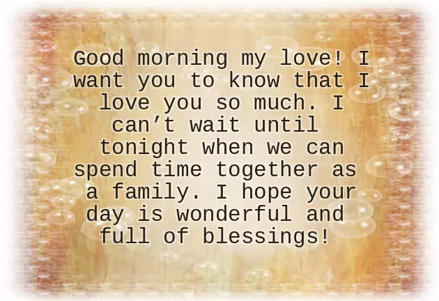 Godly Good Morning Message To My Love