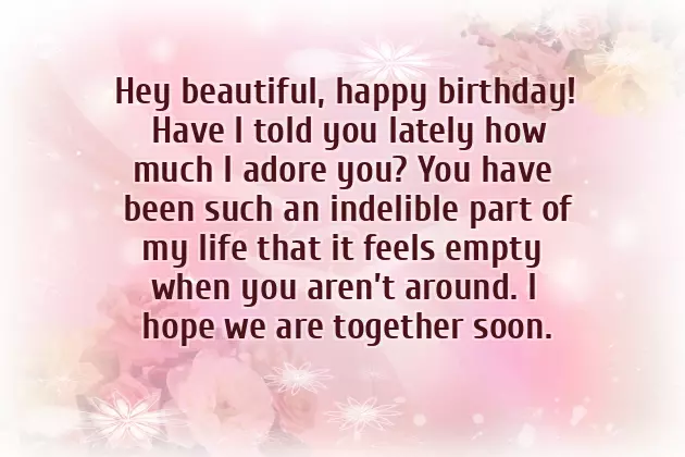 Romantic Happy Birthday To My Girlfriend