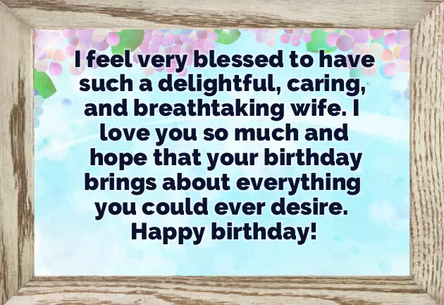 Happy Birthday Message For Husband In English