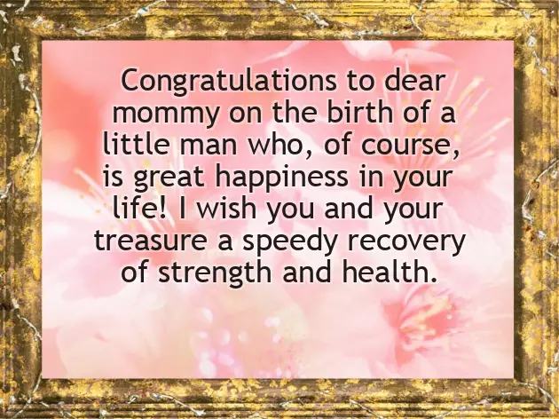 Baby Born Congratulations Message