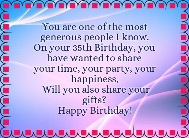 35Th Birthday Wishes For Husband