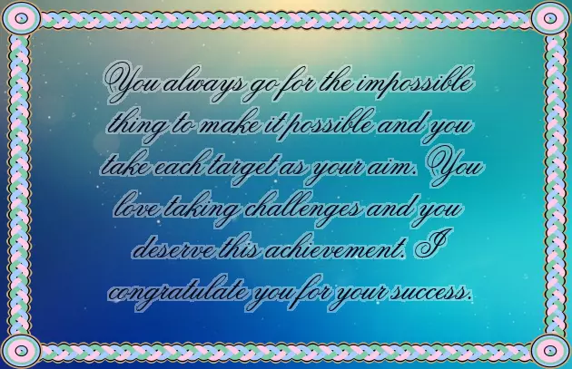 Congratulations Quotes For Hard Work